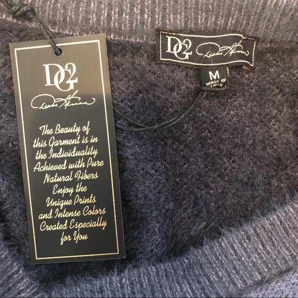 NWT Diane Gilman DG2 Fuzzy Novelty Sweater - Picture 4 of 7